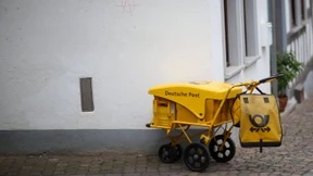 Viele Briefe kommen später an  