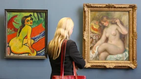 Niemand malt auf einer Insel