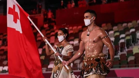 Tongas Fahnenträger bei den Olympischen Spielen sammelt Spenden