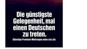 Mal einen Deutschen treten