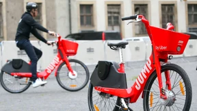 Uber versucht sich als Fahrrad-Verleiher