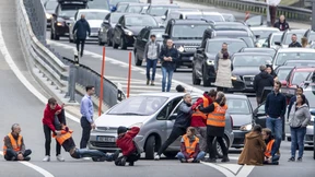 Gereizte Stimmung am Gotthard-Tunnel – Klebeaktion im Osterstau