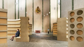 Eine Begräbniskirche für 2500 Urnen