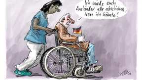 Heiterer Blick auf die Tagespolitik