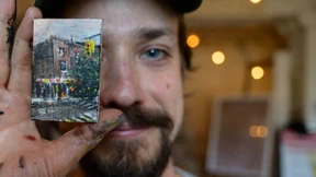 Spaßige Jagd auf Mini-Kunst in New York