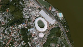 695 Kilometer über dem Anstoßpunkt