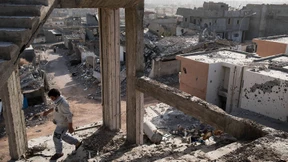 Durch die Ruinen von Sirte