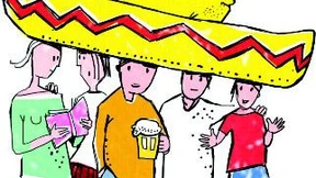 Zur Vokabelvertiefung in den Biergarten von Querétaro