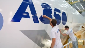Airbus A350 kurz vor dem Erstflug