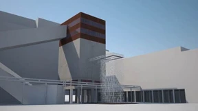 Ein Tower auf dem Welterbe Zeche Zollverein