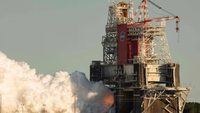 Panne bei Triebwerkstest