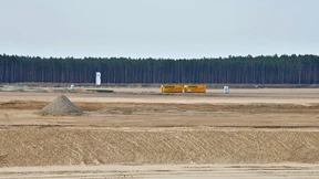 Stillstand auf der Tesla-Baustelle