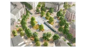 Auto-Knotenpunkt Schweizer Platz soll „Grüne Oase“ werden