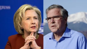 Das Dauerduell Clinton gegen Bush