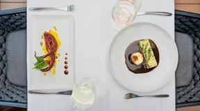 Italienische Küche, große Weine