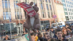 Proteste vor australischer Botschaft in Berlin