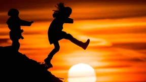 Mensch und Tier in heller Aufregung