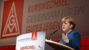 Merkel bei der IG Metall