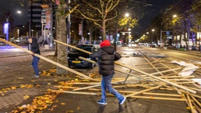 Wieder Krawalle in Amsterdam