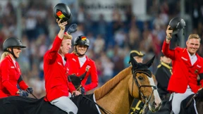 Springreitern gelingt Titel-Hattrick