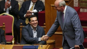 Kopf-an-Kopf-Rennen in Griechenland