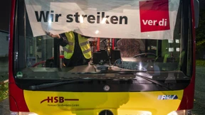 Tag 2 des Busfahrer-Streiks in Hessen
