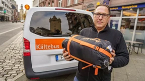 Der Kältebus schützt vor dem Erfrieren