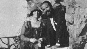 Hochzeitsbild mit Mussolini