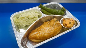 Unten kochen, oben essen