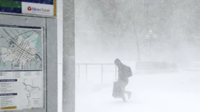 Schneesturm im Frühling
