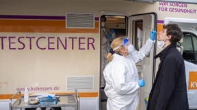 Hessen ist rot mit wenigen Farbtupfern