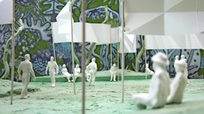 Banner für eine bessere Zukunft