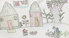 Ein sambisches Dorf malt seine Jugendträume