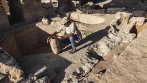 Antike Weinkelterei in Israel entdeckt