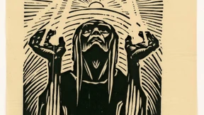 Sie wandeln unter Lichtfontänen