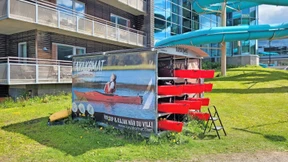 Wenn das Kajak aus dem Automaten kommt