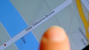 Die Ozzy-Osbourne-Brücke bei Dresden