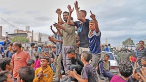 Auf einmal Tränen der Freude