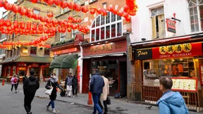 Leere Straßen in Chinatowns