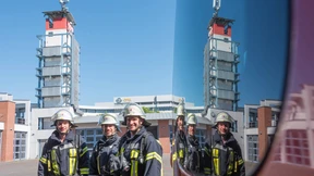 In voller Montur den Himmel stürmen