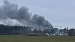 Großbrand in Forschungszentrum