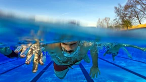 Bei acht Grad Außentemperatur öffnet das erste Freibad