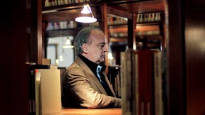 Ein explosiver Mauerstein im Haus der Literatur