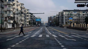 Leere Straßen in chinesischer Millionenstadt