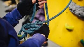 Wer krabbeln kann, darf auch in die Wand