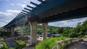 Salzbachtalbrücke ab Montag wieder frei