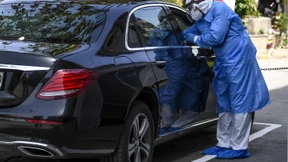 Coronavirus-Test im Drive-in