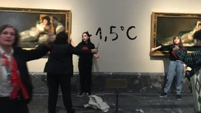 Klimaaktivisten kleben sich an Goya-Gemälden fest