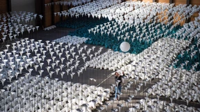 Mauerfall-Luftballon fliegt bis nach Lettland