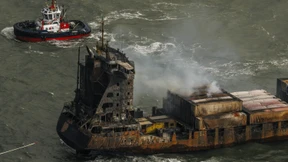 Küstenwache sieht keine Verschmutzung nach Schiffskollision